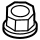 Ford -W520211-S440 Knee Air Bag Nut