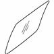 Ford 6F9Z-7425712-AA Door Glass, Rear Passenger Side
