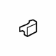Ford -W704817-S439 Inner Cover Clip, Rear