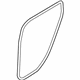 Ford DT4Z-78253A10-A Weatherstrip On Body, Rear Inner
