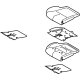 Ford LJ7Z-78632A22-CC Seat Cushion Pad, Passenger Side