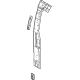 Ford 2C2Z-37281A06-AA Inner Lock Pillar, Passenger Side