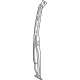 Ford 3C2Z-1528363-A Lock Pillar, Driver Side