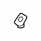 Ford 7T4Z-7821999-AC Grommet, Black, Rear
