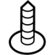 Ford -W711129-S450B Upper Weatherstrip Screw