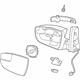 Ford DM5Z-17682-H Power Mirror, Front Passenger Side