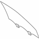 Ford LB5Z-7821410-A Door Glass, Front Passenger Side