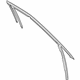 Ford LB5Z-7821596-C Run Channel, Front Passenger Side