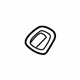 Ford 5G1Z-54613E54-AA Seat Belt Guide, Rear