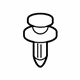 Ford -W717801-S300 Headlamp Housing Rivet