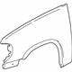 Ford 1L2Z-16038-EA Wheel Opening Molding, Front Passenger Side