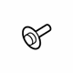 Ford -W790501-S901 Shutter Mount Bolt, Lower