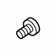 Ford -W706952-S424 Heater Control Screw