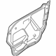 Ford AA8Z-74237A04-A Water Shield, Front Passenger Side