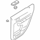 Ford 7T4Z-7827406-AE Door Trim Panel, Black, Rear Inner Passenger Side