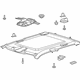 Ford HC3Z-2651944-GD Headliner, Gray