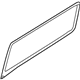Ford DT1Z-61257K14-AB Panel Cover, Silver, Upper Outer Passenger Side