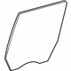 Ford 9L3Z-1625712-C Door Glass, Rear Passenger Side
