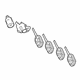 Ford KT1Z-6122050-X Lock Set