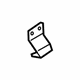 Ford AV6Z-2082-A Reinforcement Bracket, Passenger Side