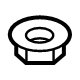 Ford -W720636-S442 Drive Shaft Nut