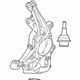 Ford LB5Z-3K185-A Knuckle, Front Passenger Side