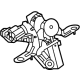 Ford M1PZ-17496-A Wiper Motor Assembly