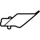 Ford LJ8Z-5802038-D Fender Ledge Cover Access Panel, Front Driver Side