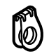 Ford -W717350-S439 Door Trim Panel Retainer, Front