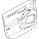 Ford LJ6Z-7823942-AA Door Trim Panel, Sandstone, Front Inner Passenger Side