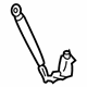 Ford 3C5Z-78406A10-BA Lift Cylinder, Passenger Side