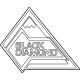 Ford M1PZ-16720-E Nameplate, Black Diamond, Front