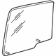 Ford F75Z-7825712-AA Door Glass, Rear Passenger Side
