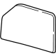 Ford LC3Z-17K707-A Mirror Glass, Upper Passenger Side