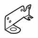 Ford BK2Z-2082-A Brake Hose Mount Bracket, Passenger Side