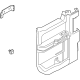 Ford ML3Z-1827410-BA Door Trim Panel, Rear Inner Passenger Side