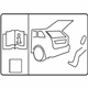 Ford DU5Z-5840245-A Warning Label