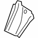Ford GD9Z-54250A07-A Lock Pillar Reinforcement, Driver Side