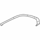 Ford 6H6Z-5420000-B Black Out Tape, Rear Upper Passenger Side