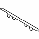 Ford 9L3Z-1540602-AA Tail Gate Molding, Carbon Black, Rear