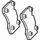 Ford KR3Z-2200-A Brake Pads, Rear