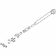 Ford HC3Z-4A376-B Drive Shaft, Front