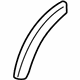 Ford 6L2Z-7825557-BAPTM Wheel Opening Molding, Rear Driver Side