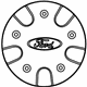 Ford YS4Z-1130-BC Wheel Cap