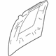 Ford BC3Z-2825508-AB Window Molding, Charcoal, Rear Passenger Side