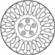 Ford YF4Z-1130-AA Wheel Cover
