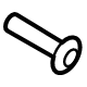 Ford -W720991-S450B Spare Carrier Screw, Rear