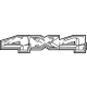 Ford ML3Z-9925622-AD Decal, Stone Gray