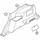 Ford BB5Z-7831012-AA Quarter Trim Panel, Charcoal, Rear Passenger Side