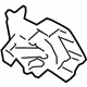 Ford 7C3Z-3F791-A Lock Housing, Upper